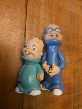 Alvin & The Chipmunks Pvc Figures Theodor & Simon Lot (Missing Trombone)